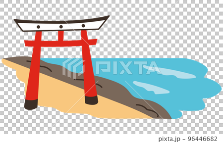 Aoshima Shrine, Miyazaki Prefecture, tourist destination, coastal torii gate 96446682