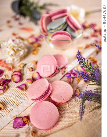 French macarons dessert French macarons dessert 96447687