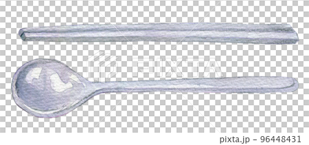 韓国料理　水彩イラスト　スッカラ　箸 96448431