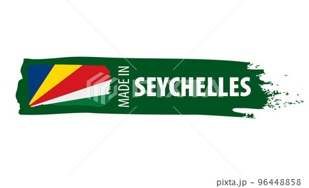 Seychelles flag, vector illustration on a white background Seychelles flag, vector illustration on a white background 96448858