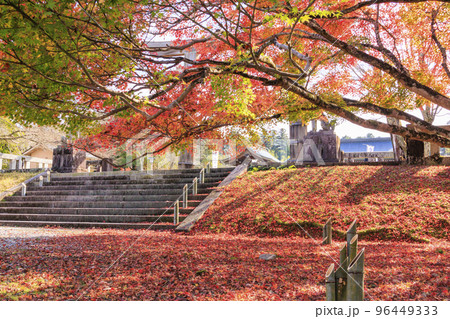 紅葉見頃な吉野神宮 96449333
