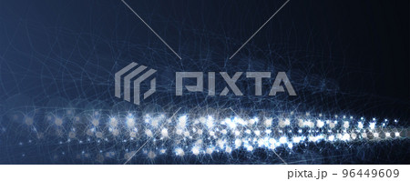 Quantum processing. Deep learning artificial intelligence. Future new technology for business or science presentation Quantum processing. Deep learning artificial intelligence. Future new technology for business or science presentation 96449609