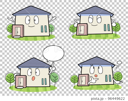 Deformed house character set 96449622