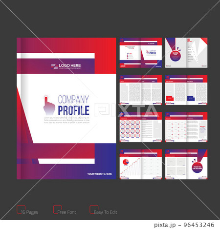 company profile design for you and any use 96453246