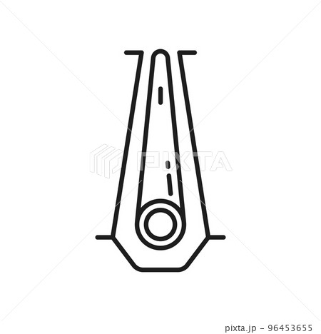 Special stainless steel pipe production isolated outline icon. Vector pipeline business, industrial production and metal product, steel pipe production, oil and gas industry, tubes transportation Special stainless steel pipe production isolated outline icon. Vector pipeline business, industrial production and metal product, steel pipe production, oil and gas industry, tubes transportation 96453655