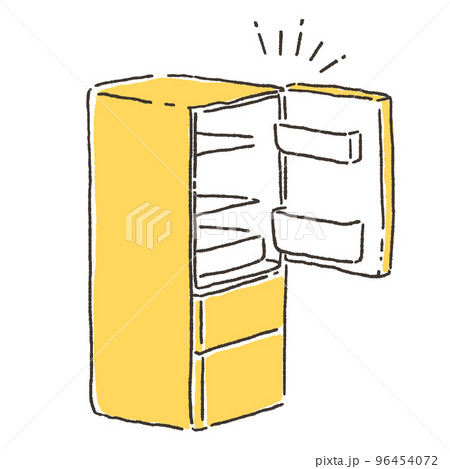 冷蔵庫のシンプルなイラスト 冷蔵庫のシンプルなイラスト 96454072