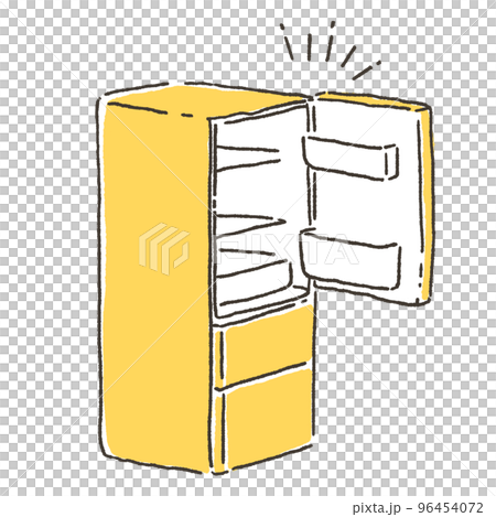 A simple illustration of a refrigerator 96454072