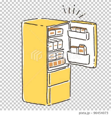 冰箱的簡單插圖 冰箱的簡單插圖 96454073