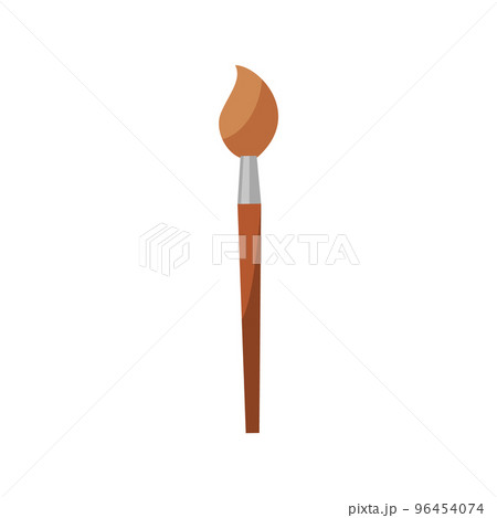 Artistic paint brush simple icon or symbol, flat vector illustration isolated. Artistic paint brush simple icon or symbol, flat vector illustration isolated. 96454074