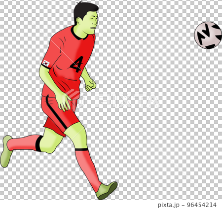イラスト サッカー ワールドカップ 96454214