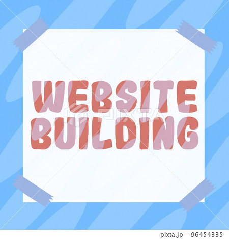 Writing displaying text Website Building. Business overview site is constructed according to the clients needs Writing displaying text Website Building. Business overview site is constructed according to the clients needs 96454335