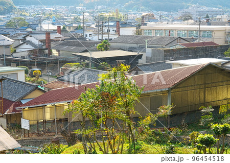 日本六古窯の一つ備前焼の里 伊部の史跡 天保窯と伊部の街並み3 岡山県備前市 日本六古窯の一つ備前焼の里 伊部の史跡 天保窯と伊部の街並み3 岡山県備前市 96454518