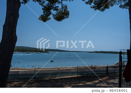 A ocean bay at Losinj island, the Adriatic Sea, Croatia 96458401