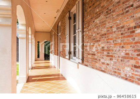 Corridor view of the former British Consulate in Kaohsiung, Taiwan. Corridor view of the former British Consulate in Kaohsiung, Taiwan. 96458615