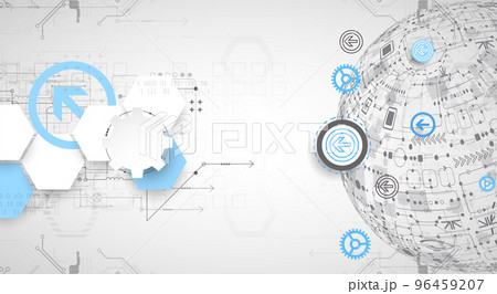 Abstract technology half - sphere background. Global network concept.Abstract technology sphere background. Global network concept. Abstract technology half - sphere background. Global network concept.Abstract technology sphere background. Global network concept. 96459207