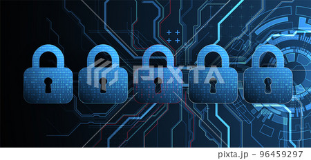 Data security Illustrates cyber data or information privacy idea. Color abstract internet technology. Data security Illustrates cyber data or information privacy idea. Color abstract internet technology. 96459297