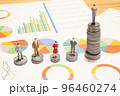 賃金格差や社会の統計のイメージ 96460274