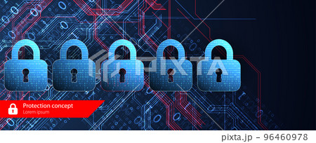 Data security Illustrates cyber data or information privacy idea. Color abstract internet technology. Data security Illustrates cyber data or information privacy idea. Color abstract internet technology. 96460978