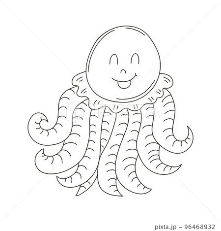 Monochrome Illustrations in hand draw style Monochrome Illustrations in hand draw style 96468932