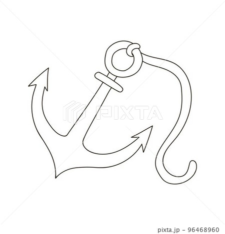 Monochrome Illustrations in hand draw style 96468960