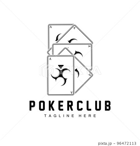 Poker Casino Card Logo, Diamond Card Icon, Hearts, Spades, Ace. Gambling Game Poker Club Design Poker Casino Card Logo, Diamond Card Icon, Hearts, Spades, Ace. Gambling Game Poker Club Design 96472113