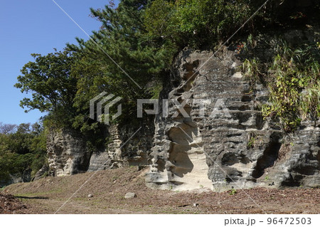 お猿畠の大切岸 お猿畠の大切岸 96472503
