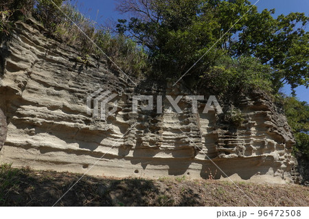 お猿畠の大切岸 96472508