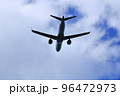 大阪国際空港　旅客機　離陸　猪名川土手 96472973