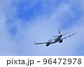 大阪国際空港　旅客機　離陸　猪名川土手 96472978