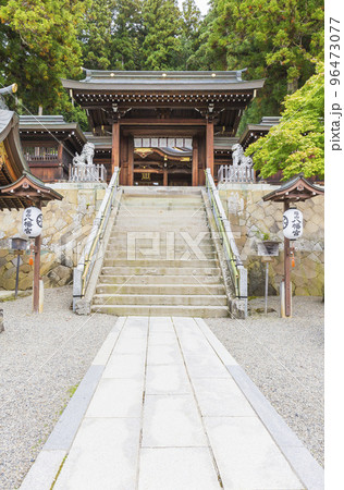 飛騨高山 神社　門　櫻山八幡宮　桜山八幡宮　高山　高山市　飛騨　飛騨の小京都 96473077