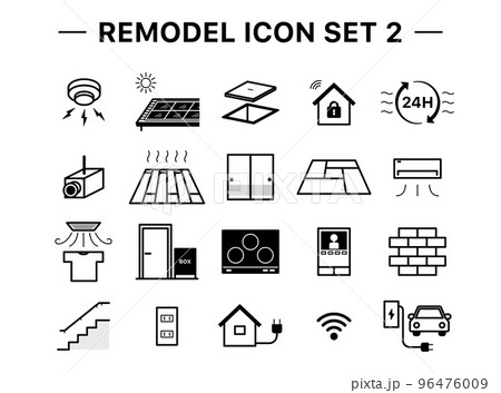 リフォーム アイコンセット リフォーム アイコンセット 96476009