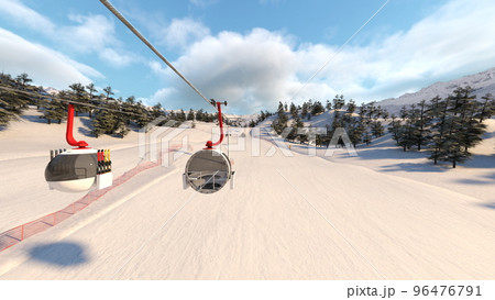 スキー場 96476791