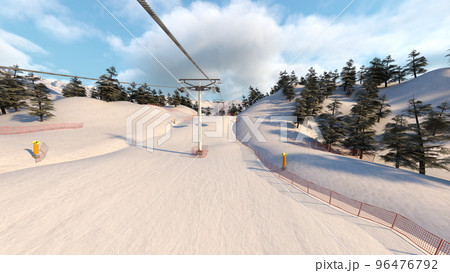 スキー場 96476792