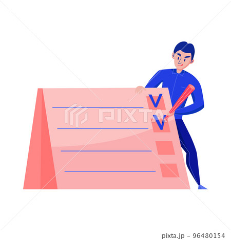Task Management Flat Compositionのイラスト素材 [96480154] - PIXTA