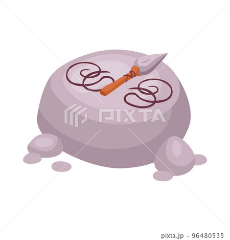 Spear Stone Primitive Composition 96480535