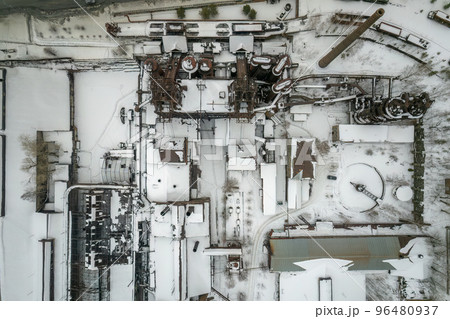 Demidov's old plant in Nizhny Tagil, Russia. Aerial view 96480937