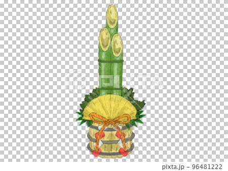 Kadomatsu illustration (watercolor style) Kadomatsu illustration (watercolor style) 96481222