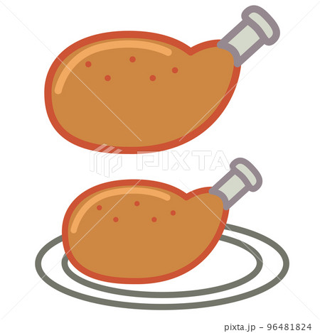 肉セット カラーアイコンイラストセット 肉セット カラーアイコンイラストセット 96481824