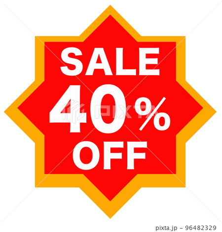 通販サイトのセールマーク 96482329