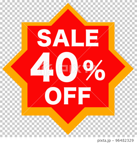 通販サイトのセールマーク 96482329