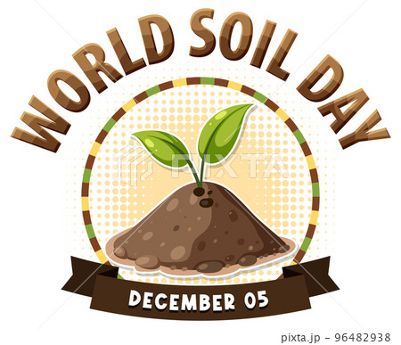 World soil day December icon 96482938