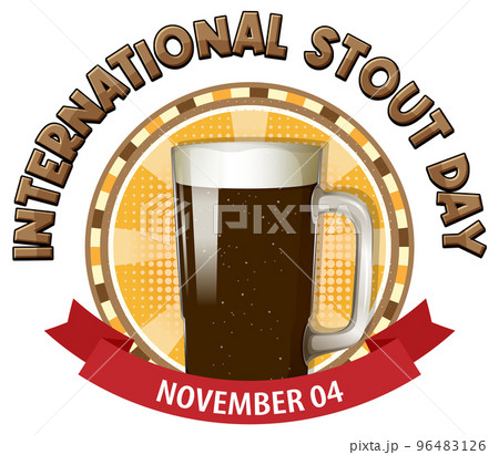 International Stout Day Banner Design International Stout Day Banner Design 96483126