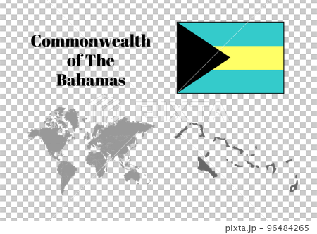 Bahamas flag/map/territory Bahamas flag/map/territory 96484265