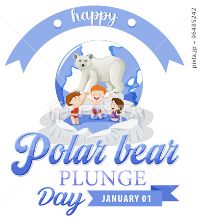 Polar Bear Plunge Day Banner Design Polar Bear Plunge Day Banner Design 96485242
