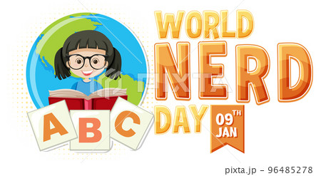 World nerd day banner design World nerd day banner design 96485278