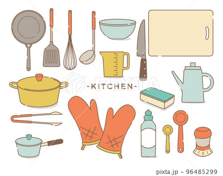 キッチングッズのイラスト 96485299