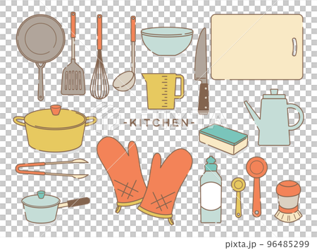 キッチングッズのイラスト 96485299