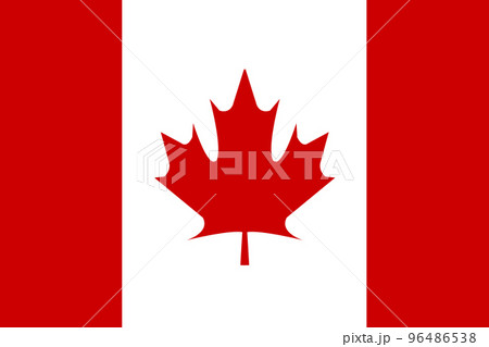 カナダ国旗 96486538