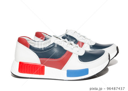 shoes on a white background shoes on a white background 96487437