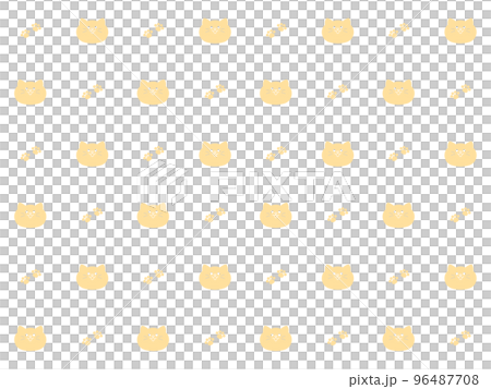 Yurukawa Cat and Paw Pattern Yurukawa Cat and Paw Pattern 96487708